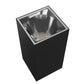 DSV Up-Down Square Large Wandlamp IP54 Zwart