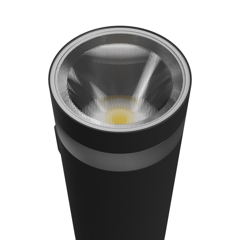 DSV Up-Down Round Ring Large Buiten Wandlamp IP54 Zwart