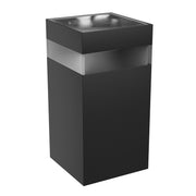 DSV Up-Down Square Ring Small Buiten Wandlamp IP54 Zwart
