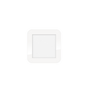 ETH Anne Led plafondlamp vierkant 3 step dimming 2700k 10w 530lm ip44 Wit 17 x 17cm