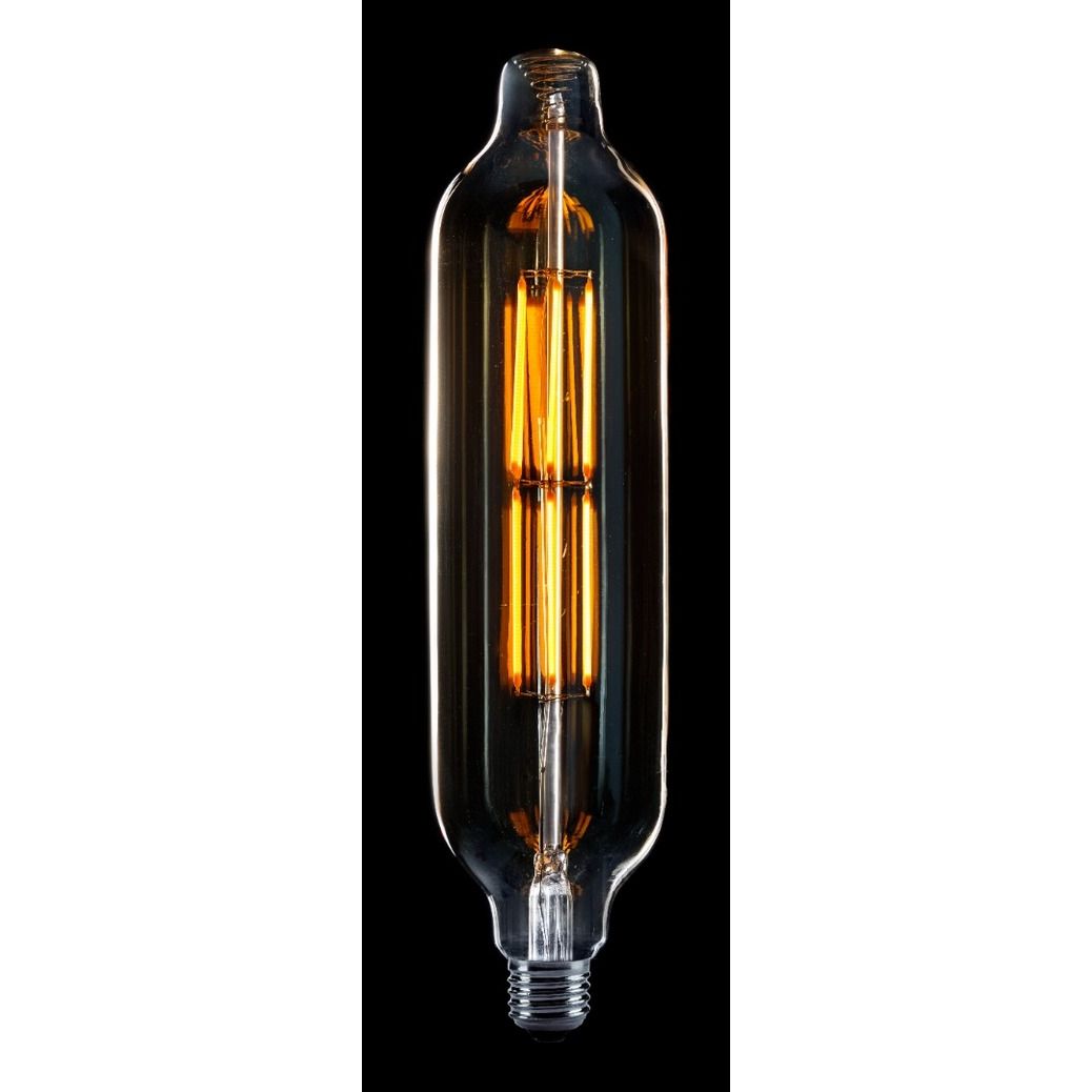 Buis XXL Filament LED E27 240v 8w/2200k dimbaar goud/Flame - De Smid Verlichting