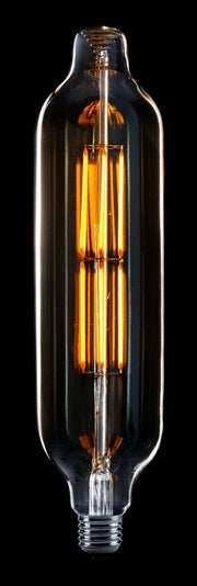Buis XXL Filament LED E27 240v 8w/2200k dimbaar goud/Flame