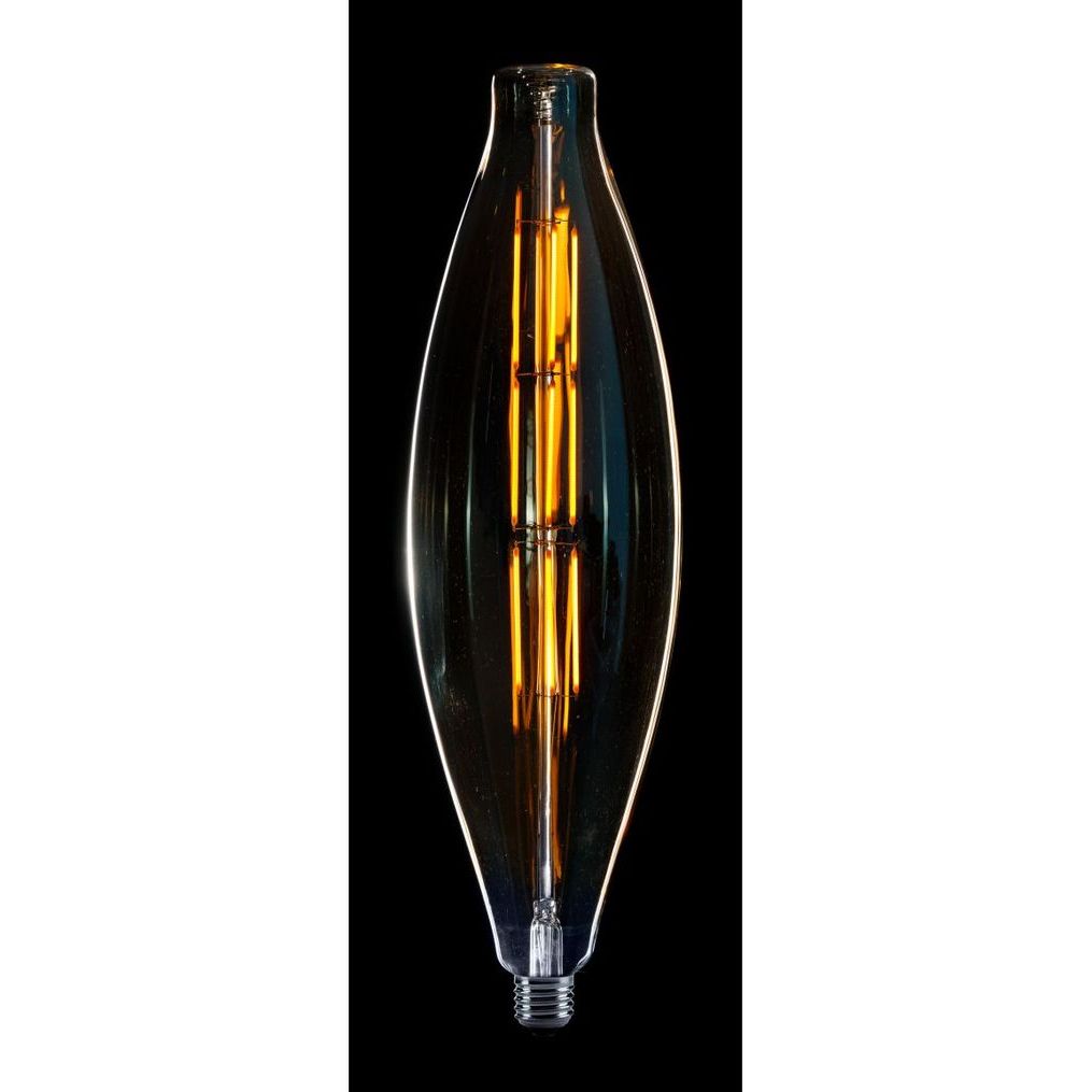 Ellips XXL Filament LED E27 240v 8w/2200k dimbaar goud/Flame - De Smid Verlichting