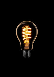 ETH Led Spiraal standaard A60 E27 6W 3-stappen dimtone sceneswitch van 2200k-2400k-2700k Goud/Flame 80+210+490L + memory