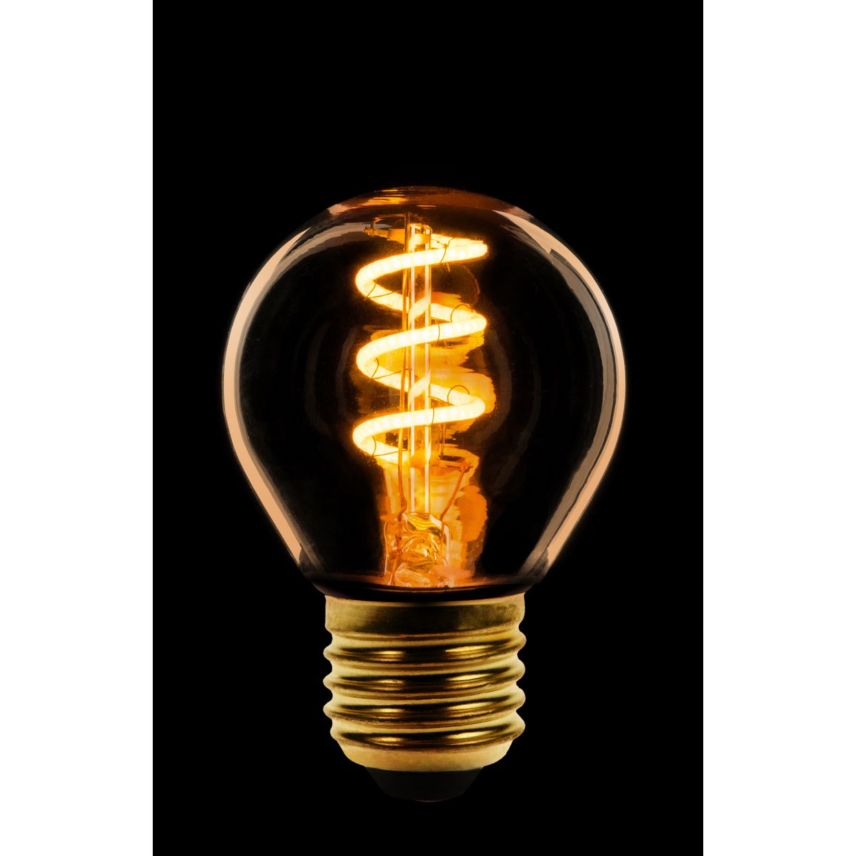 Filament LED 4watt Kogellamp 3-Step dimmen E14 Goud/Flame - De Smid Verlichting