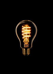 Standaardlamp A60 Filament spiraal LED 7,5w E27 240v 2200k dimbaar Goud/Flame