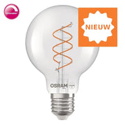 Osram Vintage Deco 1906 Spiraal Globe lamp Led G80 / 7,2Watt E27 Dimbaar Helder
