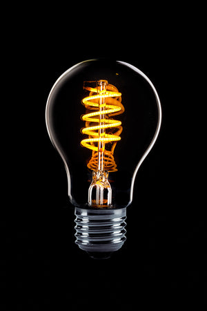 Eth Led spiraal Standaard lamp A60 E27 8W dimtone van 2700K naar 2200K Helder OP=OP De Laatste modellen 8W dimtone van 2700K naar 2200K Helder