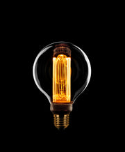 Globe bol “kooldraad” LED G80 Lichtbron 1-2-4w E27 240v 2400k 3-stappen dimbaar Helder