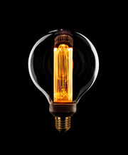 Globe bol “kooldraad” LED G95 Lichtbron 1-2-4w E27 240v 2400k 3-stappen dimbaar Helder