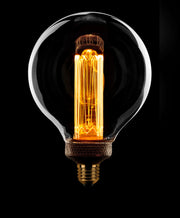 Globe bol “kooldraad” LED G125 Lichtbron 1-2-4w E27 240v 2400k 3-stappen dimbaar Helder