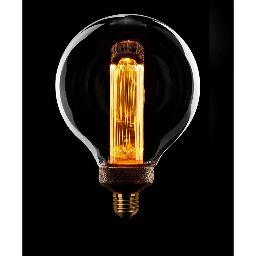 Globe bol “kooldraad” LED G125 Lichtbron 1-2-4w E27 240v 2400k 3-stappen dimbaar Helder - De Smid Verlichting