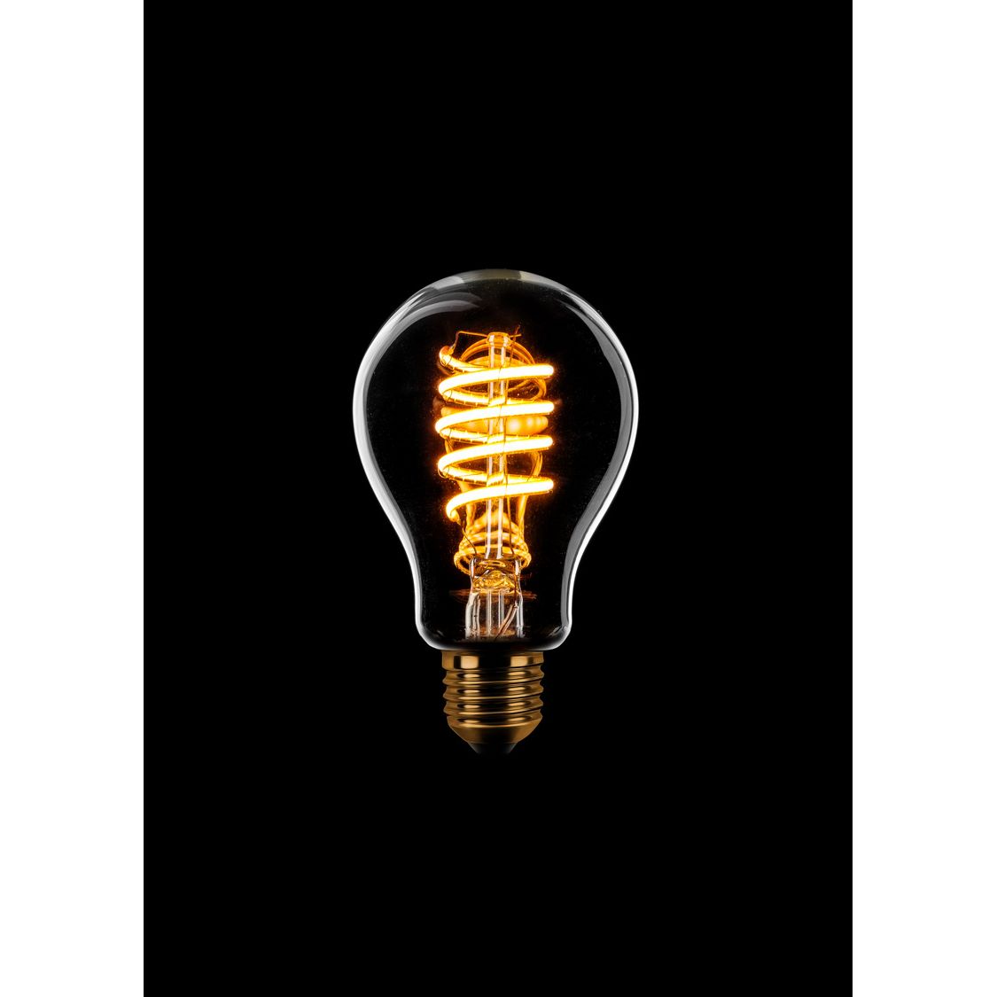 Standaardlamp A60 Filament spiraal LED 4watt E27 dimbaar Helder - De Smid Verlichting