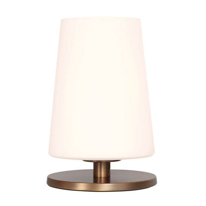 Steinhauer Ancilla Tafellamp 3101BR On/Off Brons/Opaal Glas
