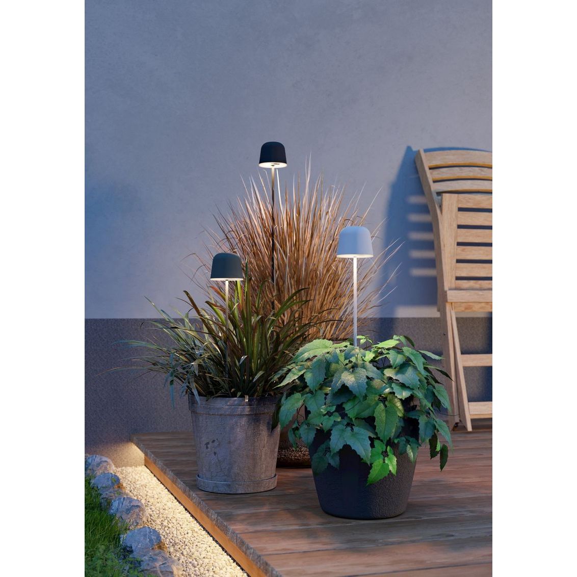 Mannera S Outdoor oplaadbare Accu IP54 Tafellamp Zwart - De Smid Verlichting