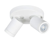 Oliver 2-Lichts Spot Rond IP44 Mat Wit S7436.00
