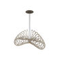 Ztahl 5812-Quartz Martani Hanglamp Ø125cm + afstandsbediening incl. 4x downlights Quartz