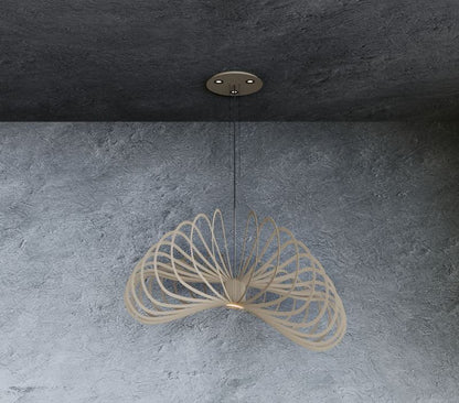 Ztahl 5812-Quartz Martani Hanglamp Ø125cm + afstandsbediening incl. 4x downlights Quartz