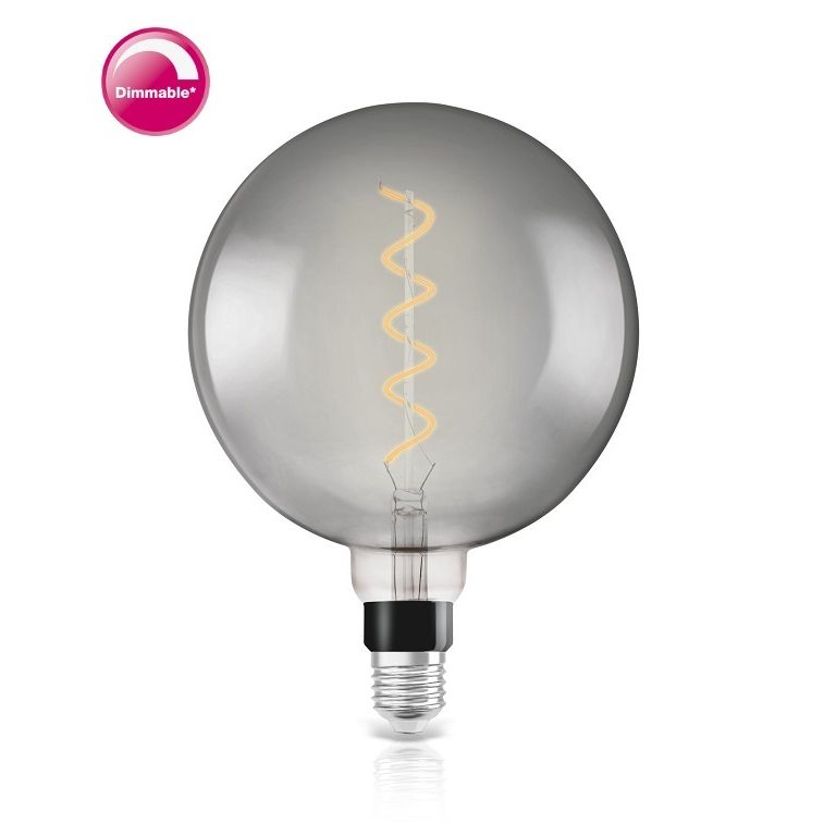 Osram Vintage 1906 Globe Bol Smokey G200 4watt E27 49099 - De Smid Verlichting