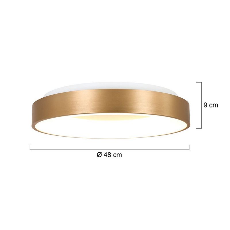 Steinhauer Ringlede Plafonnière 48cm 2563GO Mat Goud
