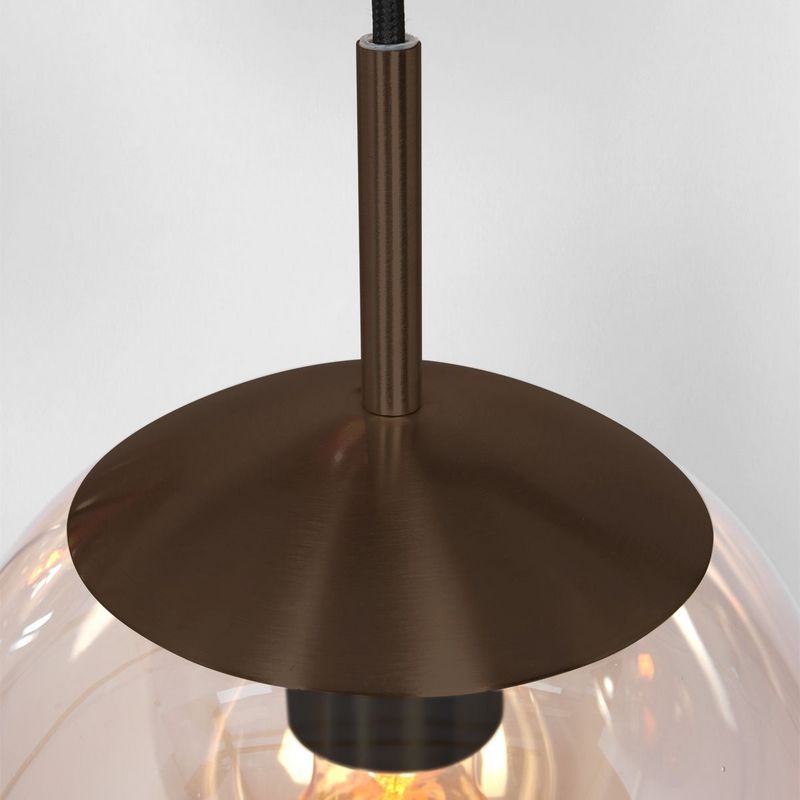 Steinhauer Vide Hanglamp Bollique 2730CA Cacao 5 lichts E27 fitting