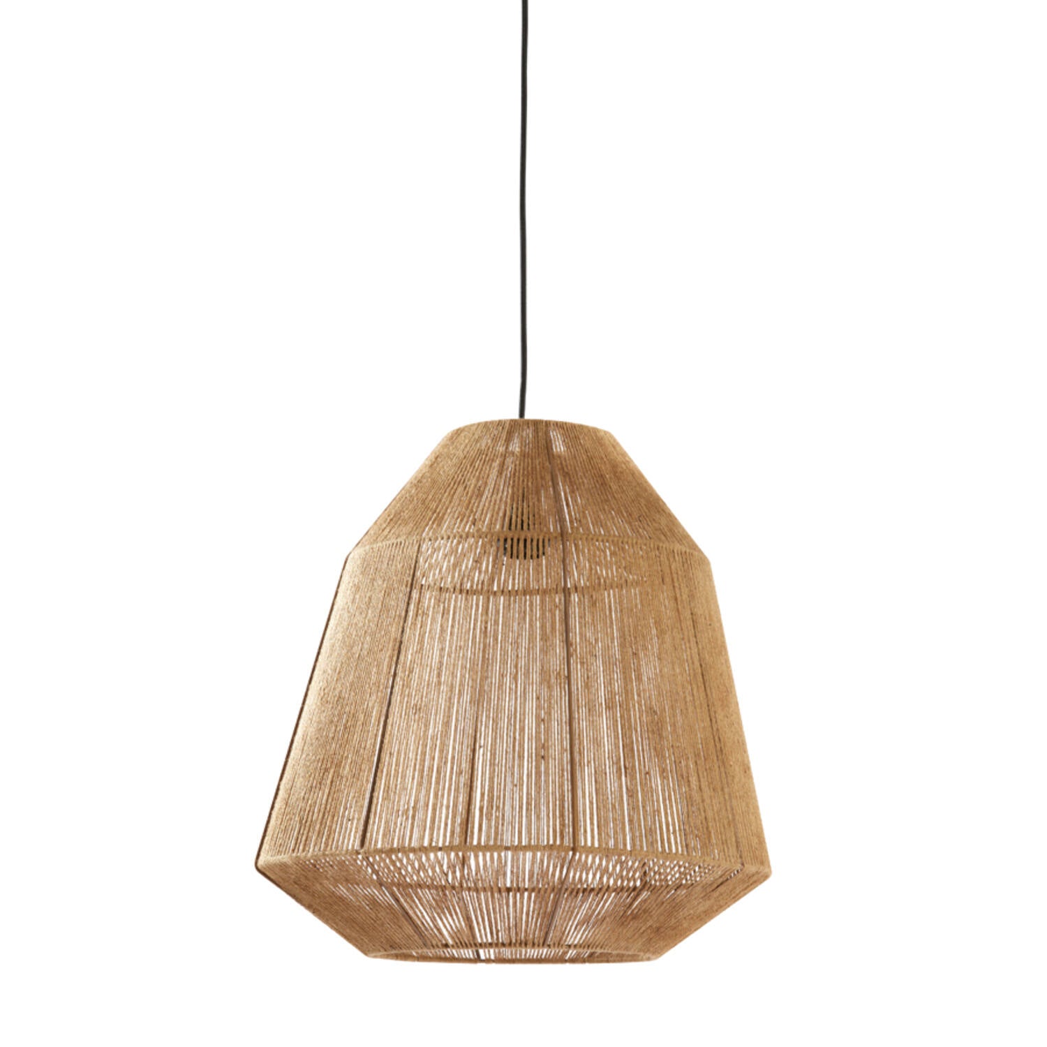 Hanging lamp Ø50x50 cm MALVA jute natural