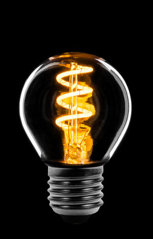 Led spiraal Kogellamp P45 E27 4W dimtone van 2700K naar 2200K Helder