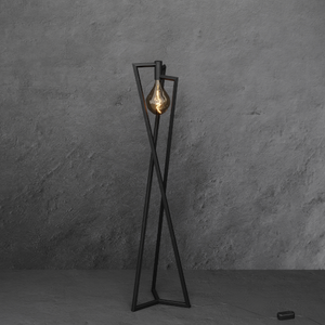 Ztahl Taranto 1-Lichts Vloerlamp 3100-9005 Zwart