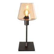 Steinhauer Ancilla Tafellamp Brons 3102CA Cacao/Amber Glas