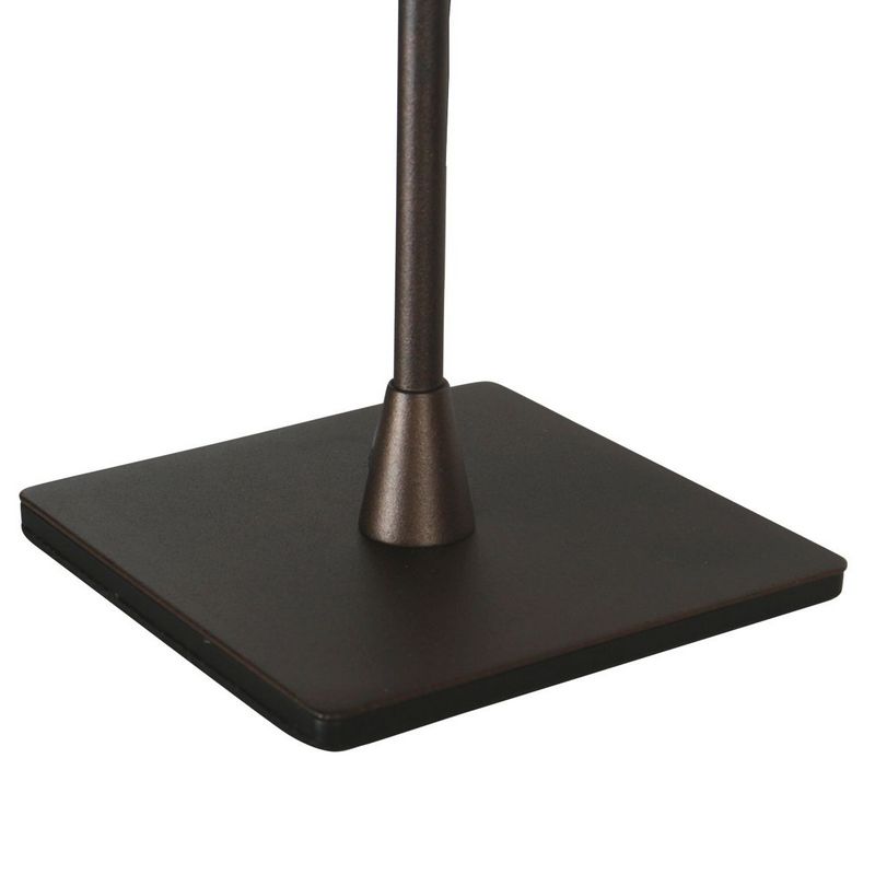 Steinhauer Ancilla Tafellamp Brons 3102CA Cacao/Amber Glas
