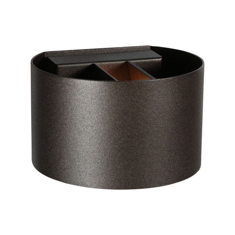 Steinhauer Muro "Rond" Wandlamp Cacao inclusief LED Lichtbron G9