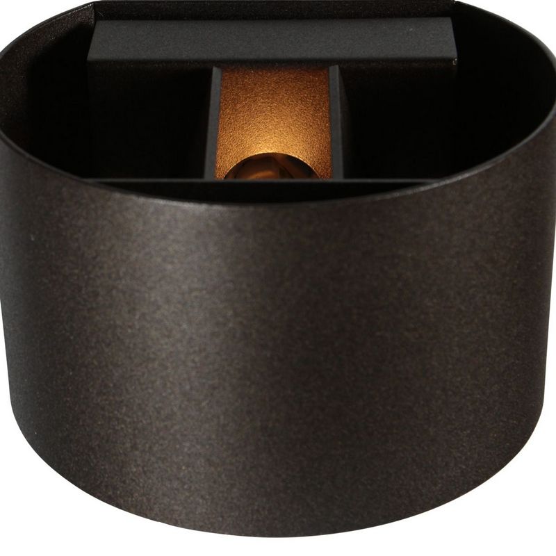Steinhauer Muro "Rond" Wandlamp Cacao inclusief LED Lichtbron G9