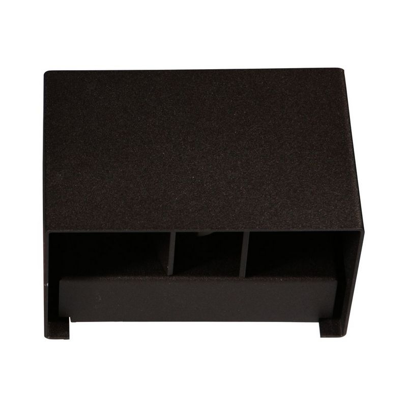 Steinhauer Muro Rechthoekig Wandlamp Cacao inclusief LED Lichtbron G9