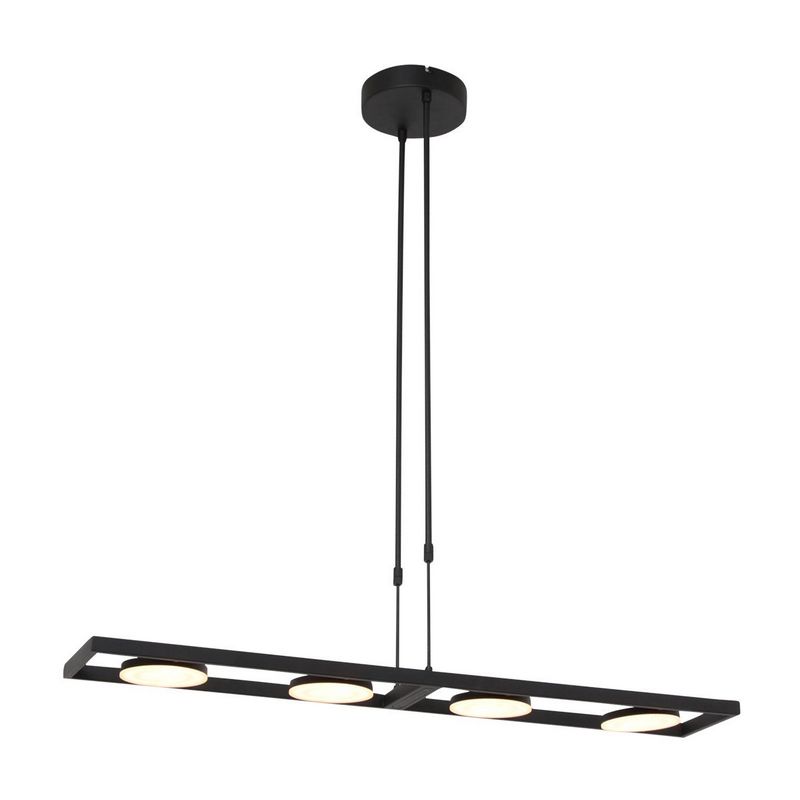 Steinhauer Soleil Flex 4-Lichts Hanglamp 3516ZW Zwart