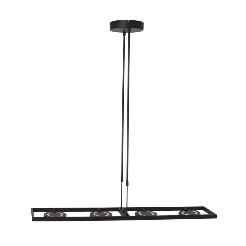 Steinhauer Soleil Flex 4-Lichts Hanglamp 3516ZW Zwart