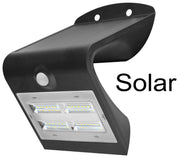 Berlusi motion solar 1,5watt LED Zwart