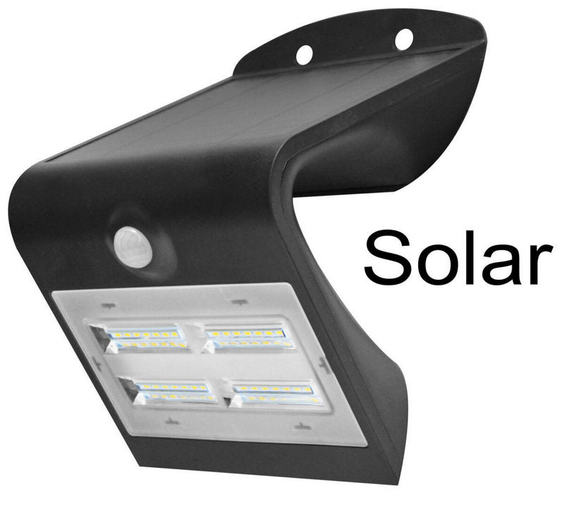 Berlusi motion solar 1,5watt LED Zwart