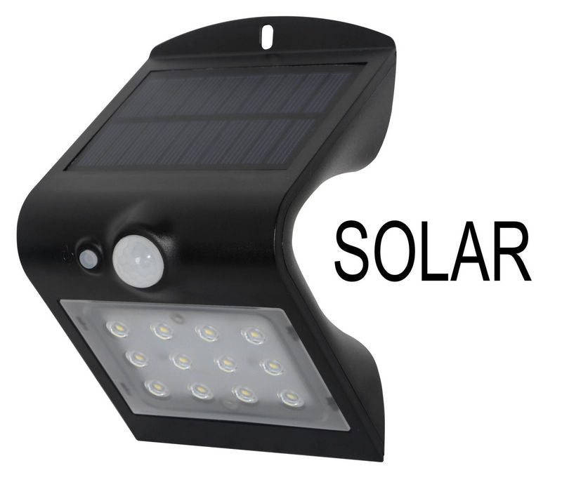 Berlusi Outdoor motion Solar 3,2watt LED Zwart
