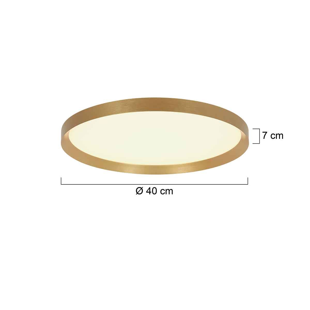Steinhauer Flady Plafondlamp 40cm Mat Gold