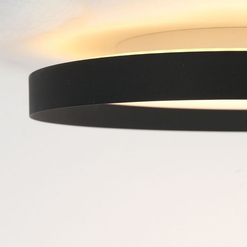 Steinhauer Flady Plafondlamp 40cm Mat Zwart