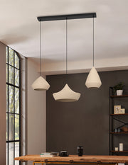 Torremolinos 3-Lichts Hanglamp zand