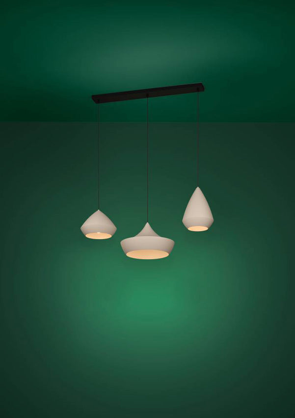 Torremolinos 3-Lichts Hanglamp zand
