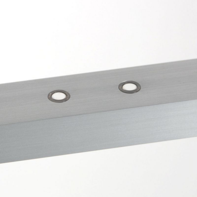 Bande LED Hanglamp 114cm met Cable lift Nikkelmat