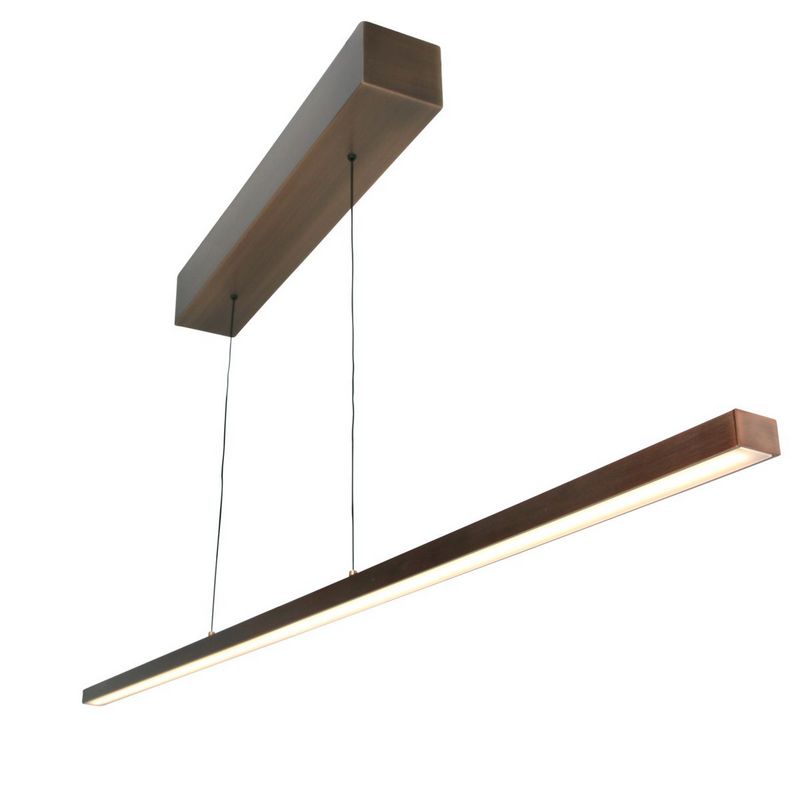 Bande LED Hanglamp 150cm met Cable lift Brons