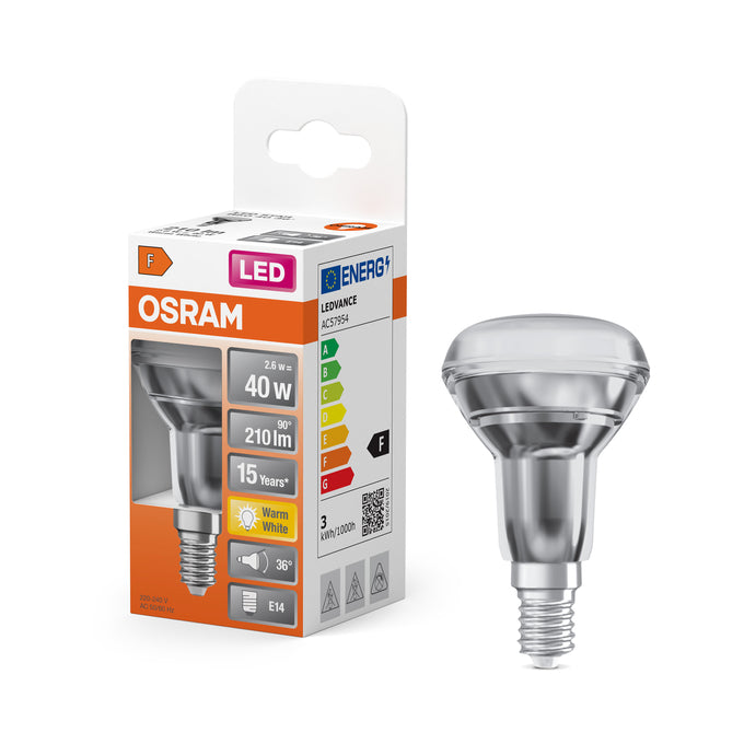 Osram Lichtbron Led  Spot R5040 2,6W 827 E14