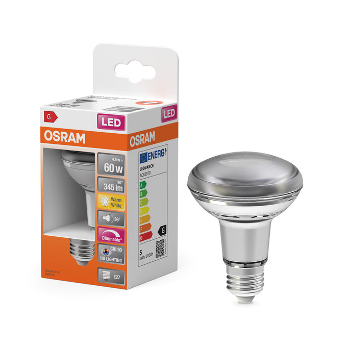 Osram Ledspot R6360 5,9Watt Dimbaar 827 E27