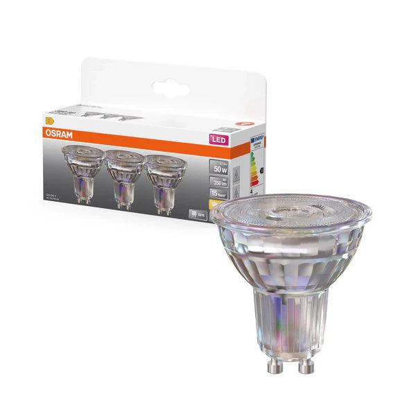Osram LED Spot PAR1650 3,7watt/50w GU10/827 (3-Pack) Warm wit