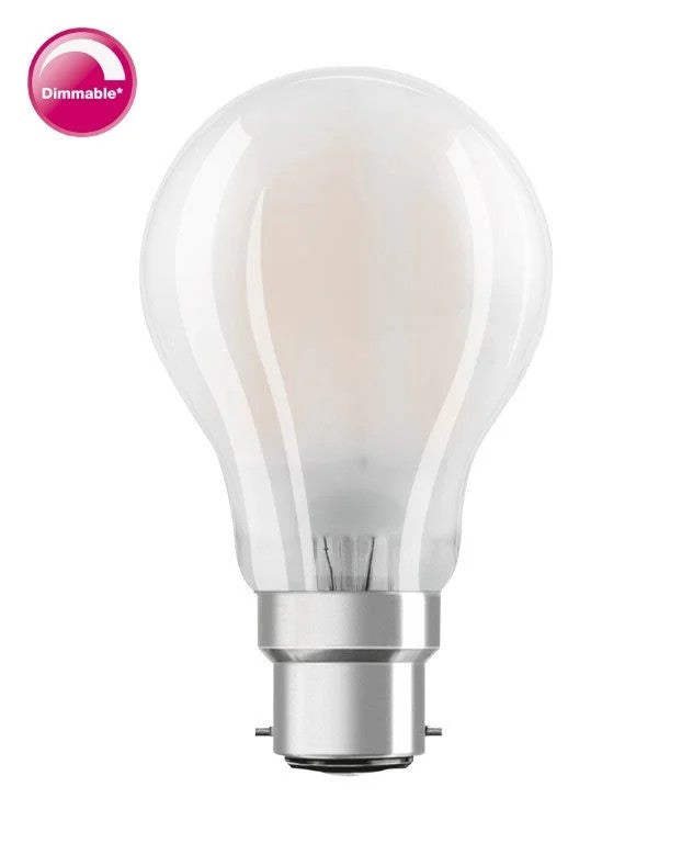 Osram A60 LED Lamp F-LED CLA60M Dimbaar 8,5watt 827 B22 Mat