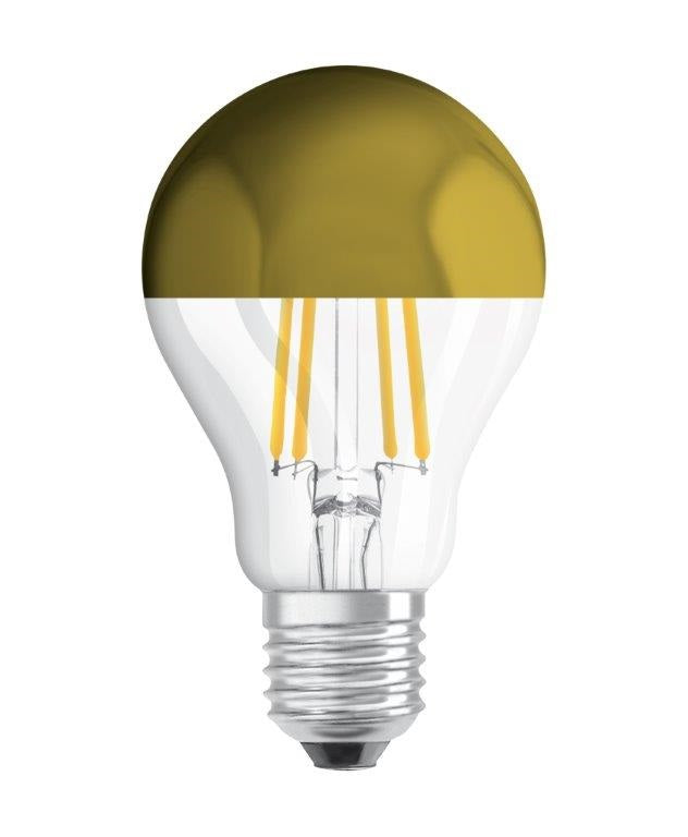Osram Kop Spiegel lamp F-LED CLA35KOP-GD 4watt 827 E27 Goud/Helder
