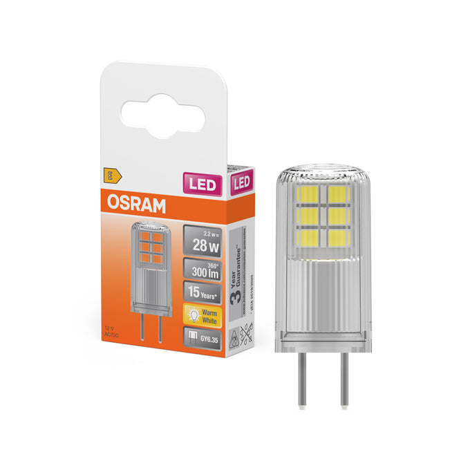 OSRAM LEDPIN28 12V 2,6W827 GY6.35